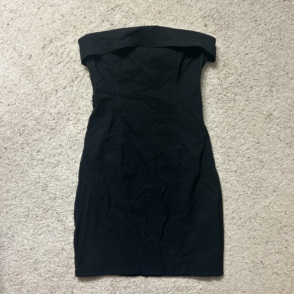 H&M Classic Black Strapless Dress